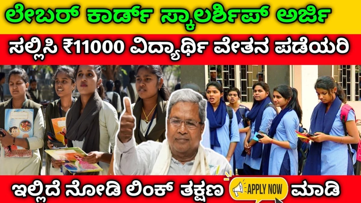 Labour card scholarship 2024 apply online